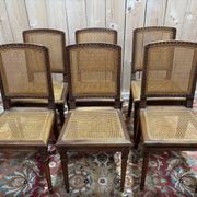 Set of 6 Louis XVI style chairs