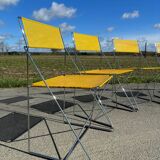 Set Of 6 Vintage Nuova X-line Design Chairs By Niels Jorgen Haugesen