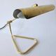 Rare Midcentury Brass Table or Desk Lamp OMI, Office or Bank, Germany, 1970s