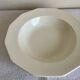 Octagonal fine earthenware table centrepiece 1920 white cream