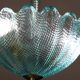 Rare Blu Pendant Light Murano Glass by Barovier e Toso, 1950