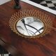 Vintage Brass Wire Mirror, Modular, Covered with Fine Gold, 1960-70