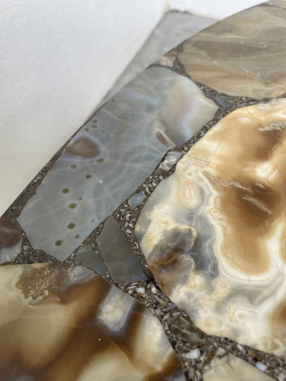 1950s Madagascar aragonite coffee table