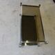 Table basse en verre et chrome 1970