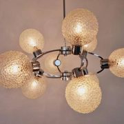 Large Midcentury Galaxy Sputnik Chandelier, Germany, 1970s