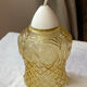 Amber moulded glass lamp