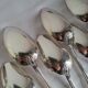 12 Large Silver-Plated Metal Spoons Boulenger Table Cutlery