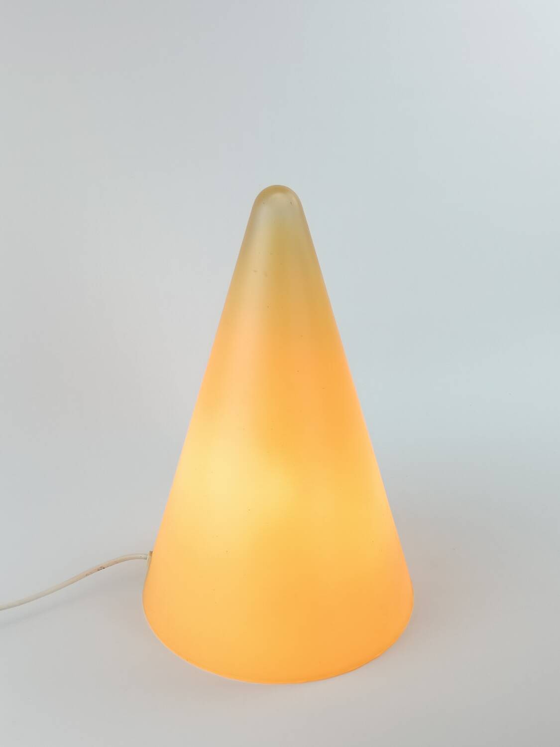 Lampe conique en verre par SCE