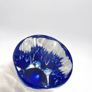 Lot vase and bowl - Josef Hospodka Chribska - Blue Sommerso - 1960