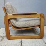 pair of armchairs Scandinavian style sled years 60/70