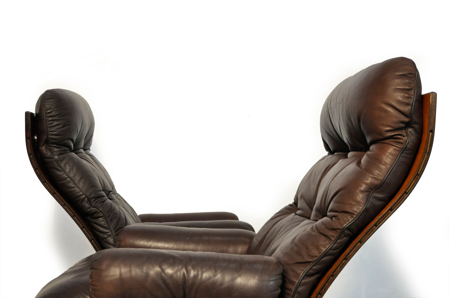 Sturdy lounge chairs by Oddvin Rykken for Rybo, Norway 1970s