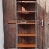 Wall bookcase string 1970