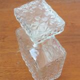 Rectangular whiskey decanter