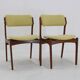 1960s Erik Buch Set of Six Restored Teak Dining Chairs, Denmark