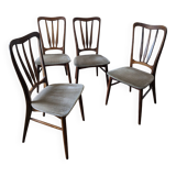 Set of 4 Scandinavian Nils Koefoed chairs
