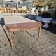 12-foot round oak table with 7 extensions / 20 people