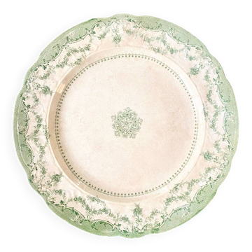 Plat en terre de fer porcelaine anglaise