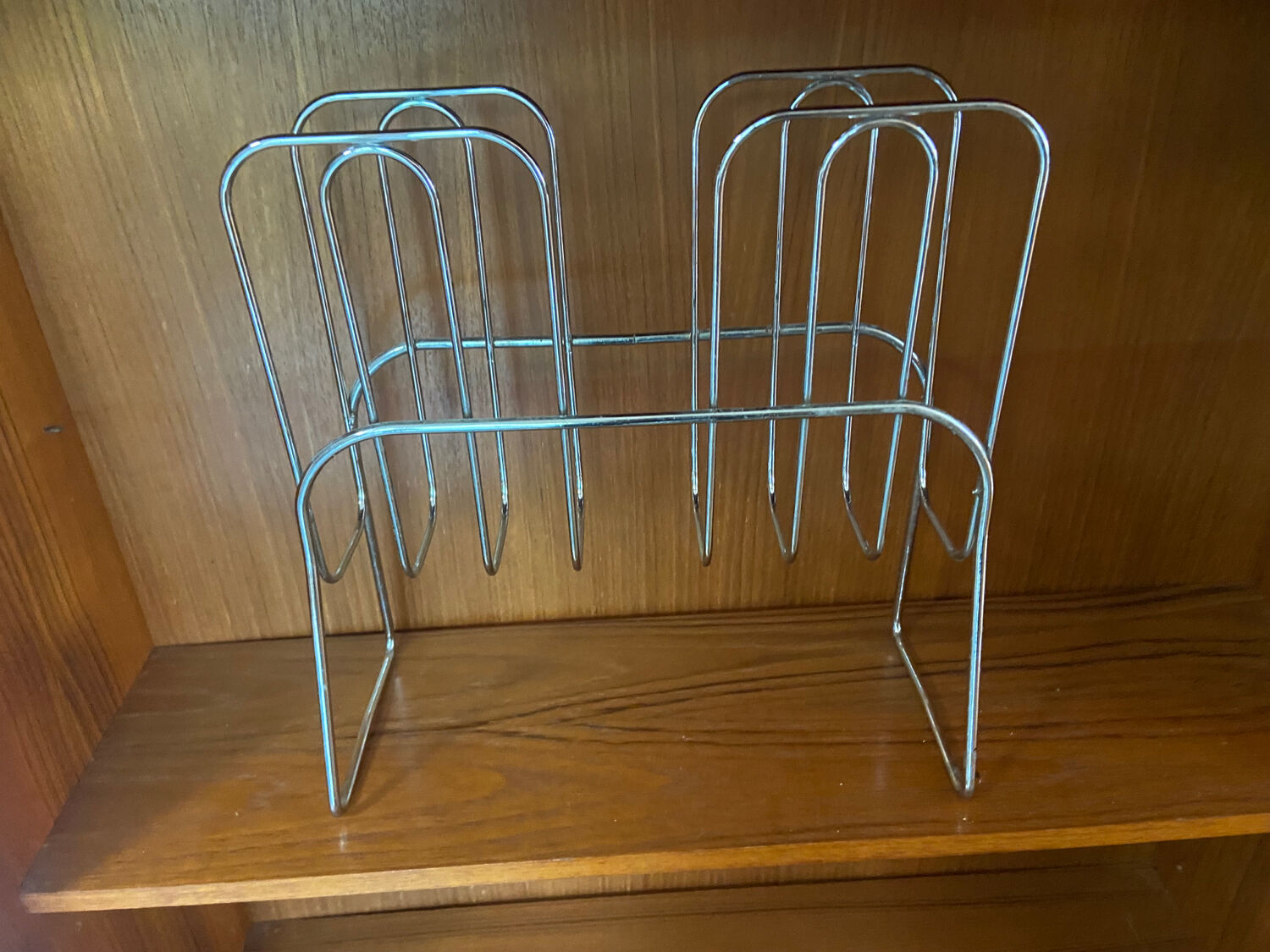 Chrome magazine holder 70s-80s