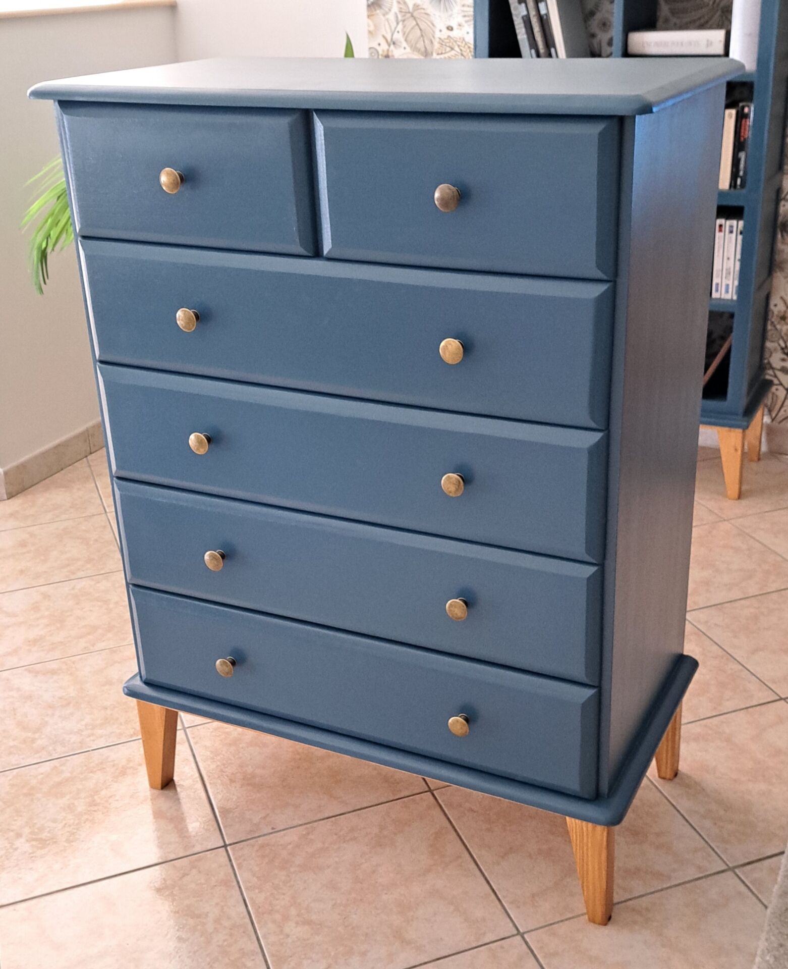 Commode blue ganne
