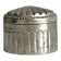 Silver-plated metal catchall with patina