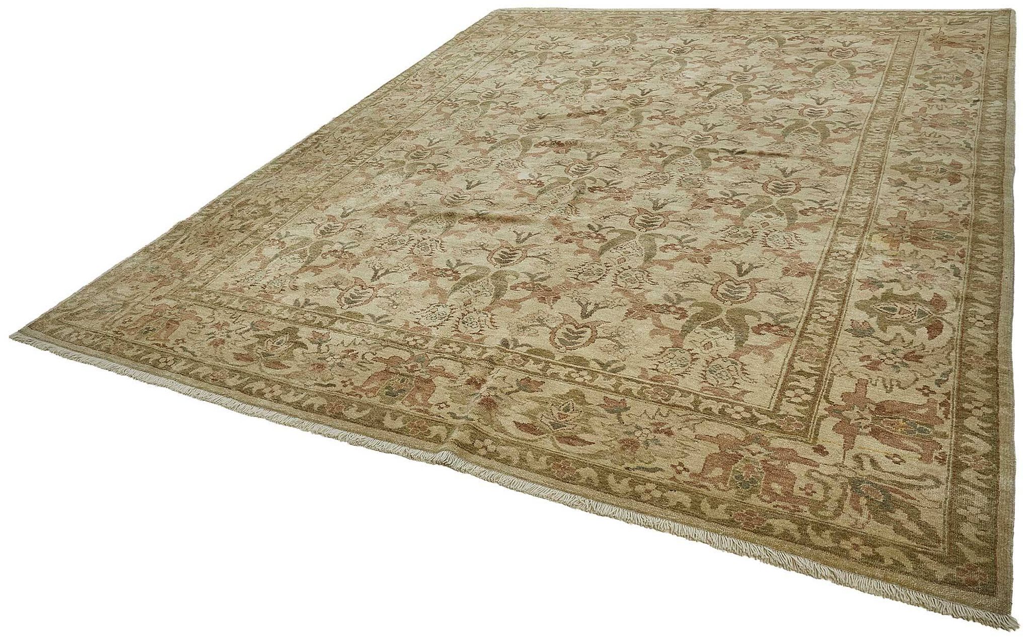 Turkish Handknotted Wool Oushak Rug 285 cm x 357 cm