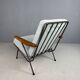 Koene Oberman easy chair with teak armrests for Gelderland, 1954