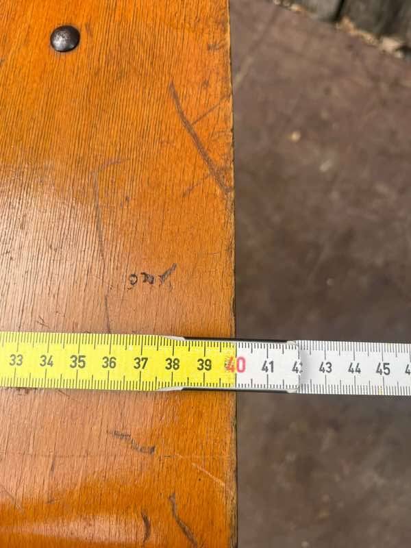 Vintage industrial workshop stool, height adjustable, 1960s.