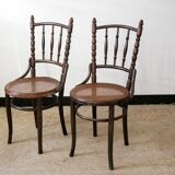 Canned bistro chairs