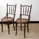 Canned bistro chairs
