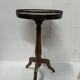 Louis XVI style side table in beech and marble, 20th century.