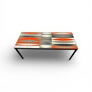 Table basse navettes de roger capron vallauris france années 1960