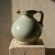 Large Antique Pottery Seljuk Style - Cracked Celadon Glaze - Art
