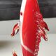 Vase Soliflore/Figurine Poisson Espadon en verre d Art soufflé Murano Italie. Haut 29 cm