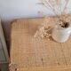 Commode en rotin vintage circa  années 70