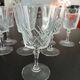 Lot de 10 verres à eau en cristal
