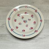 Set of 6 hollow plates terra de fer Sarreguemines