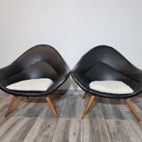 Pair of Brussels expo armchairs