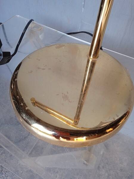 Vintage design brass reading desk lamp ep 1970
