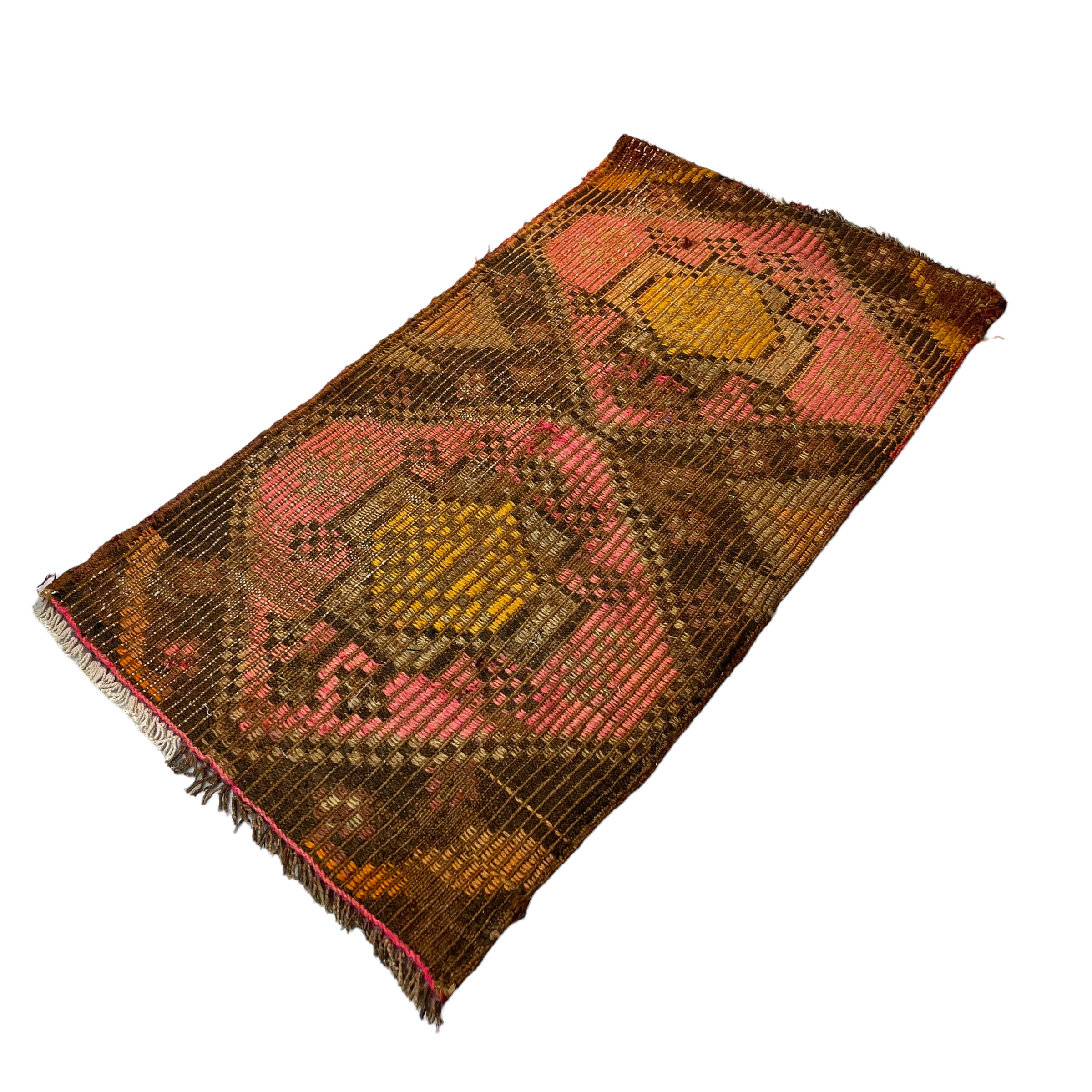 Vintage Turkish Mini Kilim Rug , 93 x 52 Cm