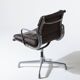 Pair of brown leather sofa pads, Herman Miller, 1970s