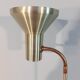 Norwegian brass reader, Vintage Scandinavian 1970s