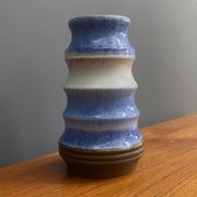 Blue vase by Strehla model 1408 Eastern Germany 1960s