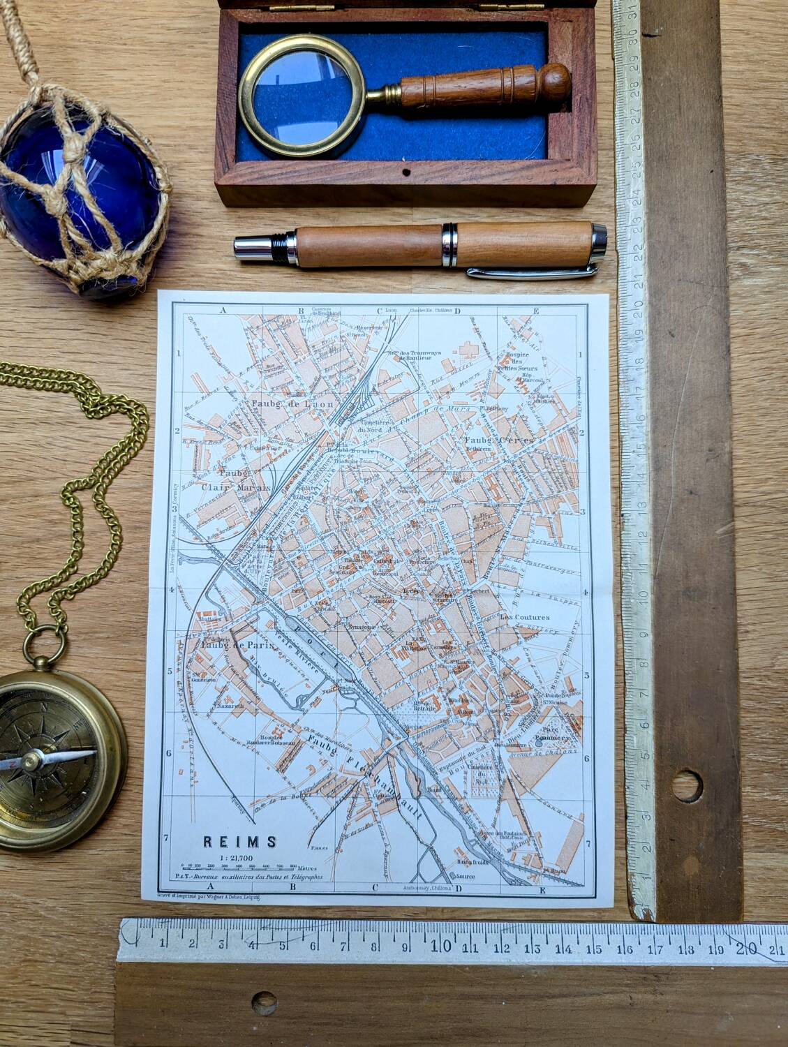 Printed in 1908, Reims, Marne, France.
