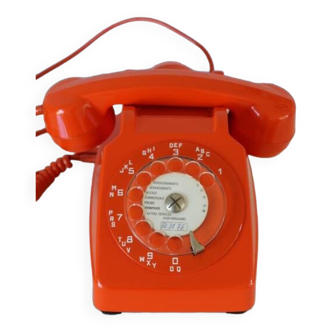 Telephone Socotel S63 orange 1973