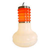 Space age glass pendant light, 1960s