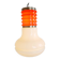 Space age glass pendant light, 1960s