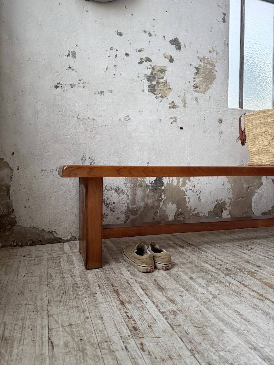 Chapo S14 blonde oak bench 172cm vintage