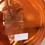 Orange nessino pose lamp for artemide by giancarlo mattioli