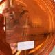 Orange nessino pose lamp for artemide by giancarlo mattioli