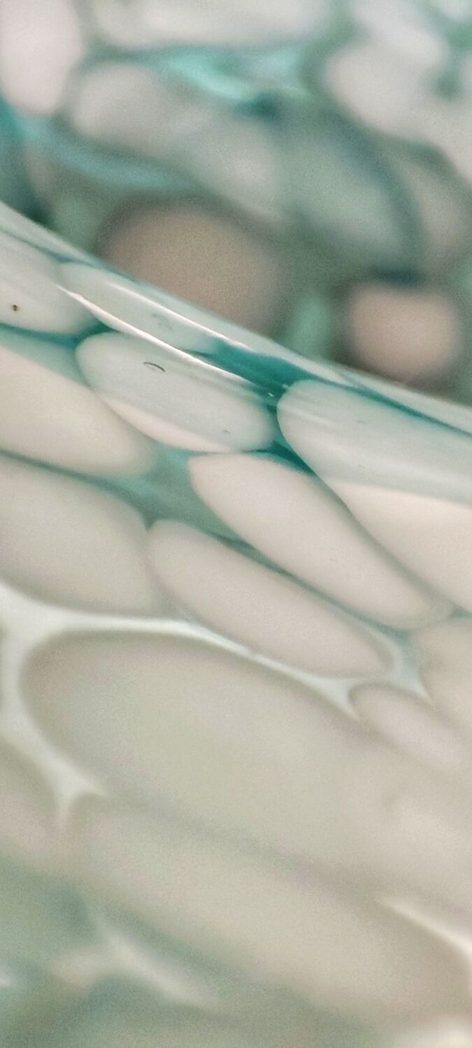 Murano glass centerpiece. Italy, 1980s.